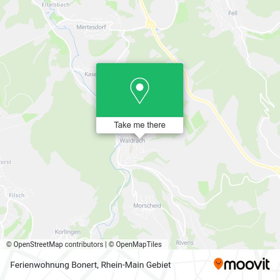 Карта Ferienwohnung Bonert