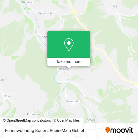 Карта Ferienwohnung Bonert