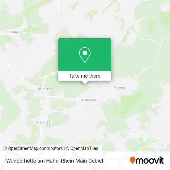 Карта Wanderhütte am Hahn