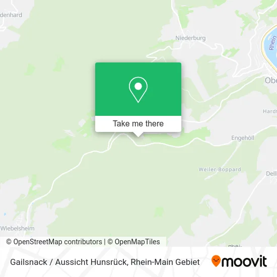 Карта Gailsnack / Aussicht Hunsrück