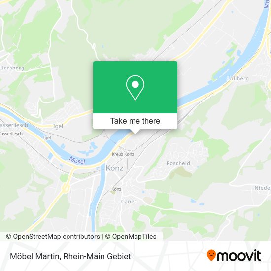 Карта Möbel Martin