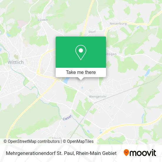 Карта Mehrgenerationendorf St. Paul