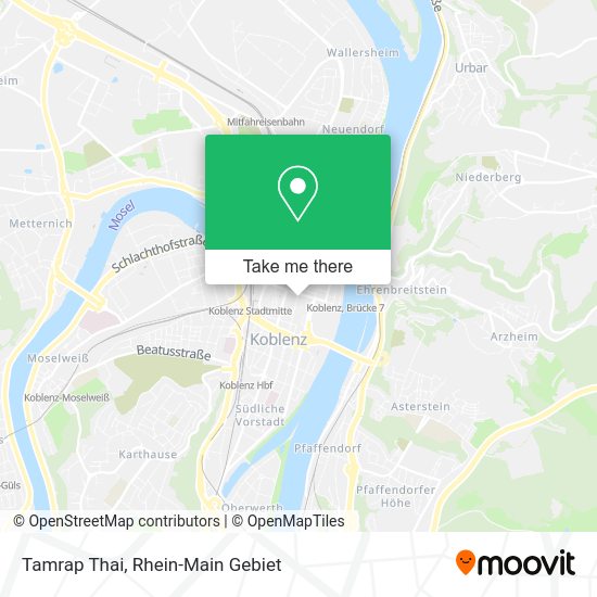 Карта Tamrap Thai