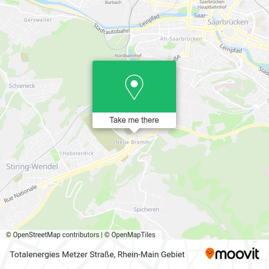 Карта Totalenergies Metzer Straße