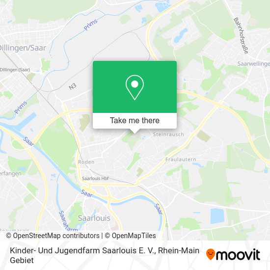Карта Kinder- Und Jugendfarm Saarlouis E. V.