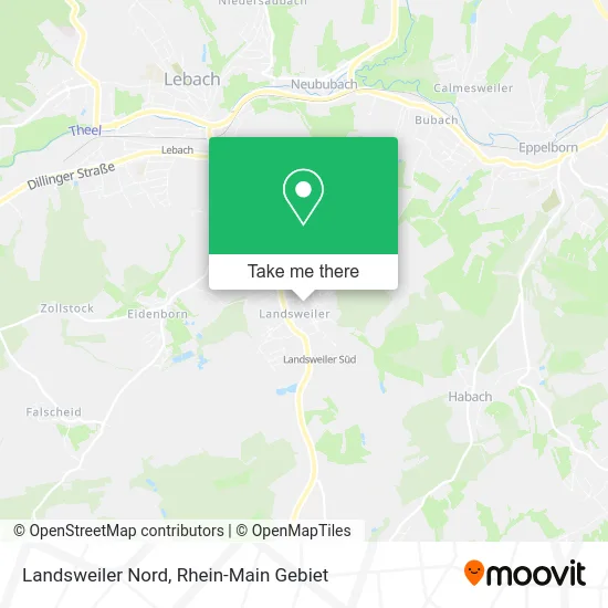 Landsweiler Nord map