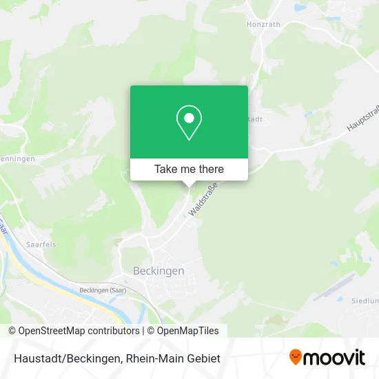 Haustadt/Beckingen map