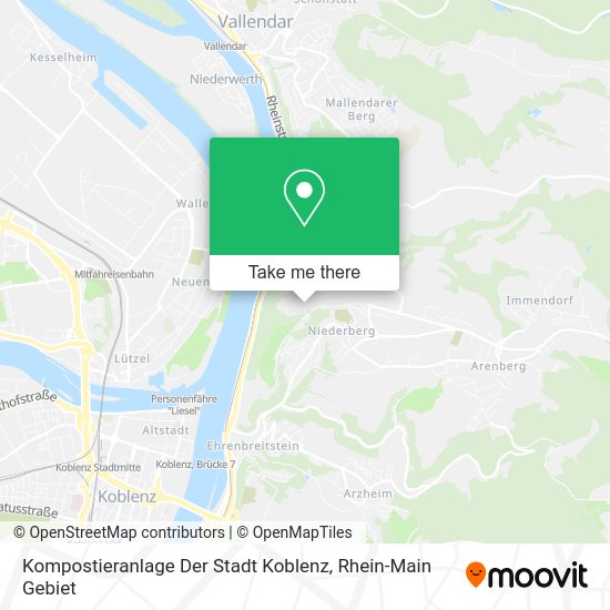 Карта Kompostieranlage Der Stadt Koblenz