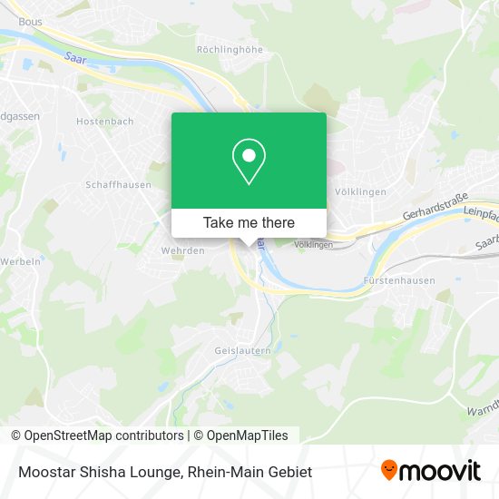 Карта Moostar Shisha Lounge