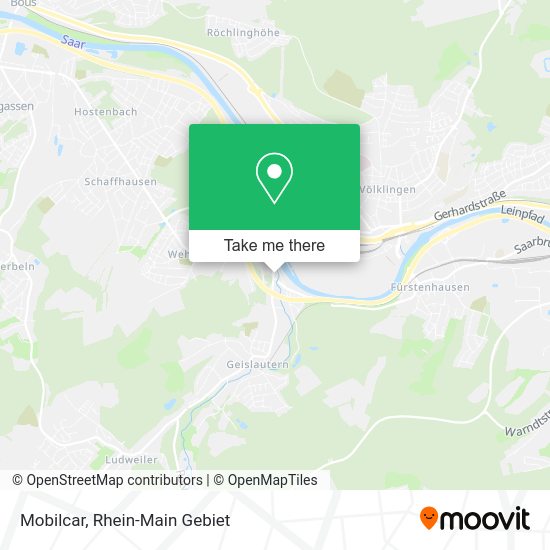 Карта Mobilcar