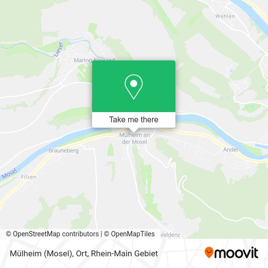 Карта Mülheim (Mosel), Ort