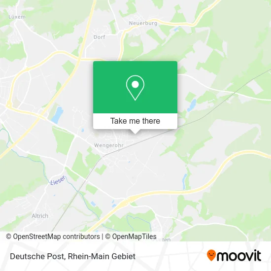 Карта Deutsche Post