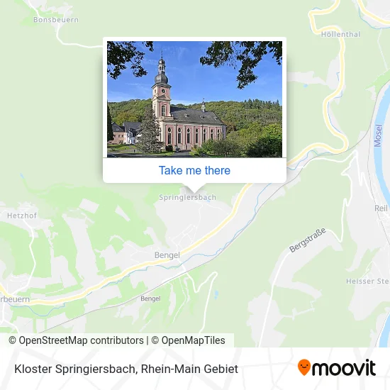 Карта Kloster Springiersbach