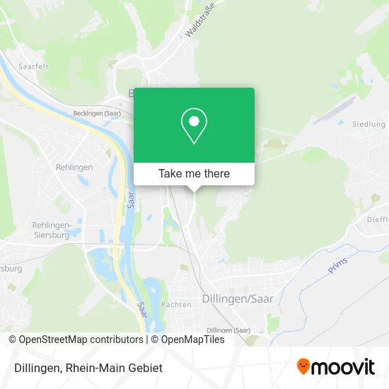Карта Dillingen