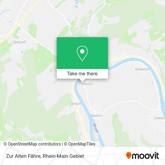 Карта Zur Alten Fähre