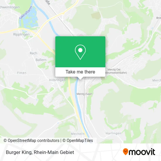 Карта Burger King