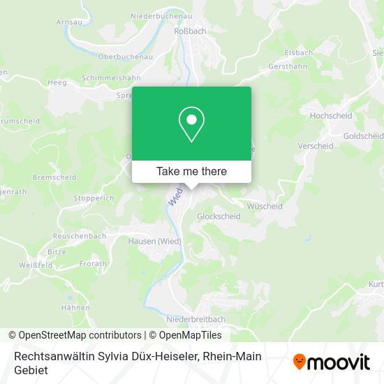 Карта Rechtsanwältin Sylvia Düx-Heiseler