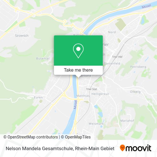 Карта Nelson Mandela Gesamtschule