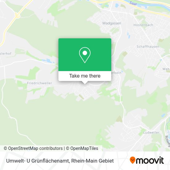 Карта Umwelt- U Grünflächenamt