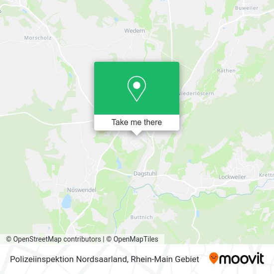 Карта Polizeiinspektion Nordsaarland