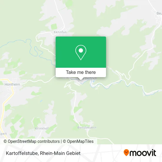 Карта Kartoffelstube