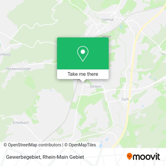 Карта Gewerbegebiet