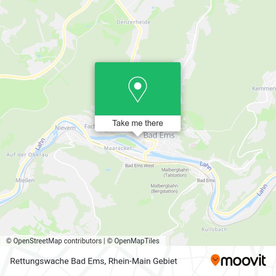 Карта Rettungswache Bad Ems