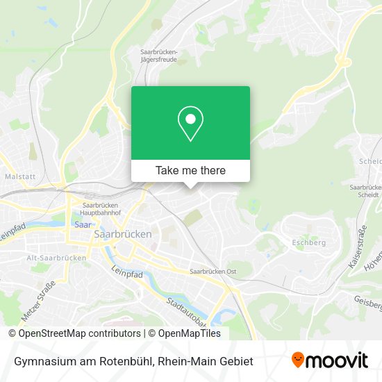 Карта Gymnasium am Rotenbühl