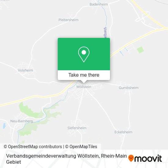 Карта Verbandsgemeindeverwaltung Wöllstein