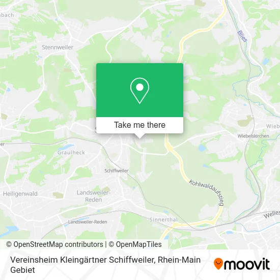 Карта Vereinsheim Kleingärtner Schiffweiler