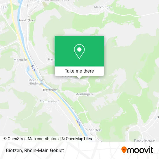 Карта Bietzen