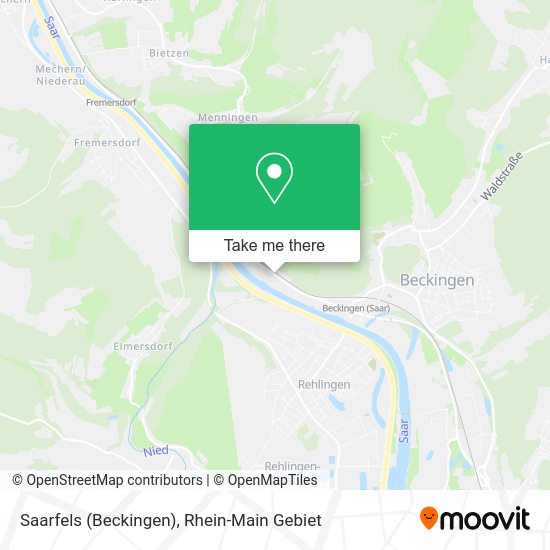 Карта Saarfels (Beckingen)