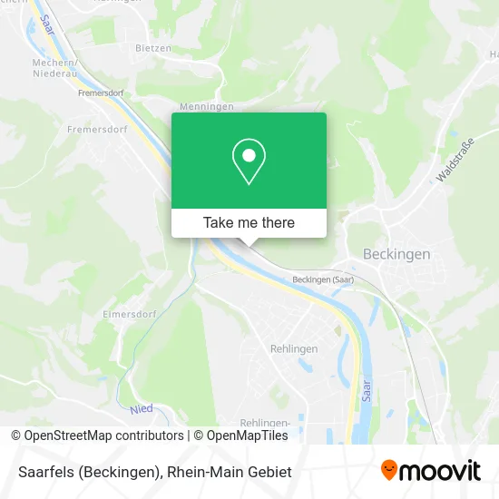Карта Saarfels (Beckingen)