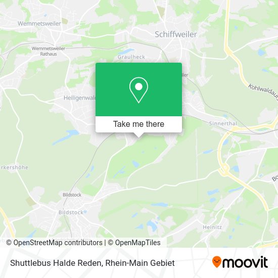 Карта Shuttlebus Halde Reden