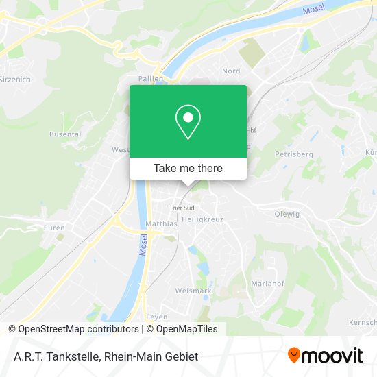 Карта A.R.T. Tankstelle
