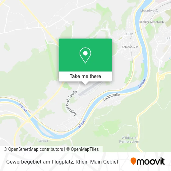 Карта Gewerbegebiet am Flugplatz