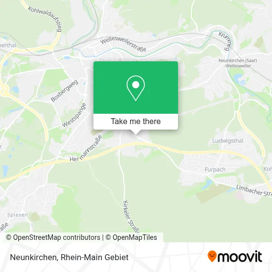 Neunkirchen map