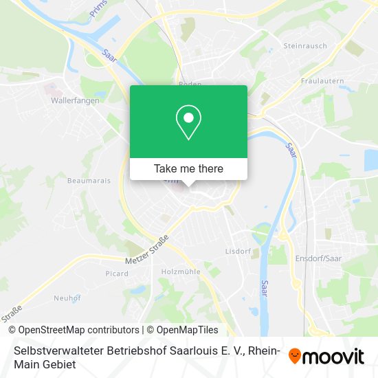 Карта Selbstverwalteter Betriebshof Saarlouis E. V.