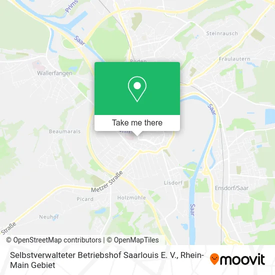 Карта Selbstverwalteter Betriebshof Saarlouis E. V.