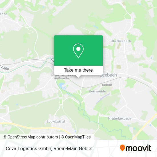 Карта Ceva Logistics Gmbh