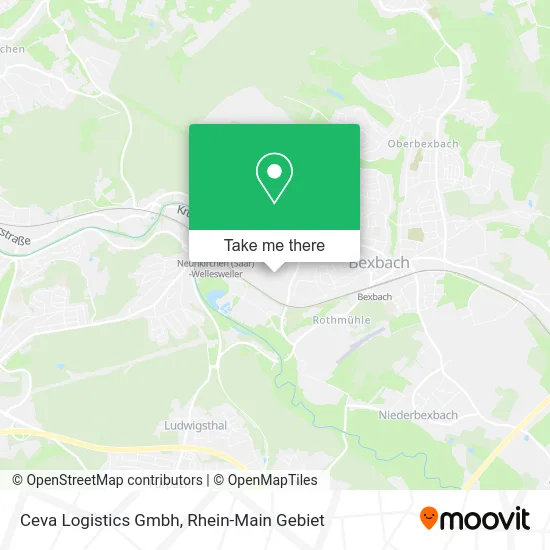 Карта Ceva Logistics Gmbh