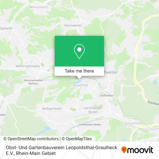 Карта Obst- Und Gartenbauverein Leopoldsthal-Graulheck E.V.