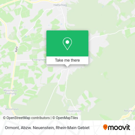 Карта Ormont, Abzw. Neuenstein