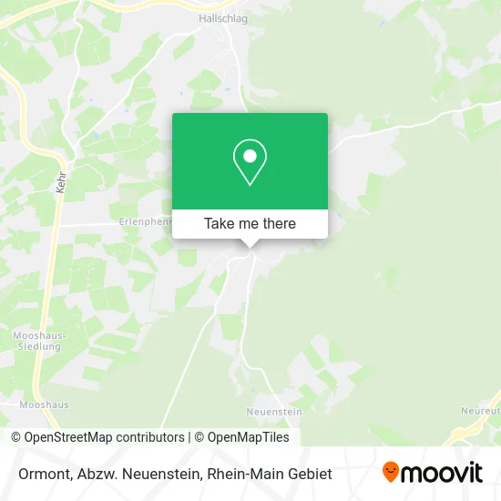 Карта Ormont, Abzw. Neuenstein