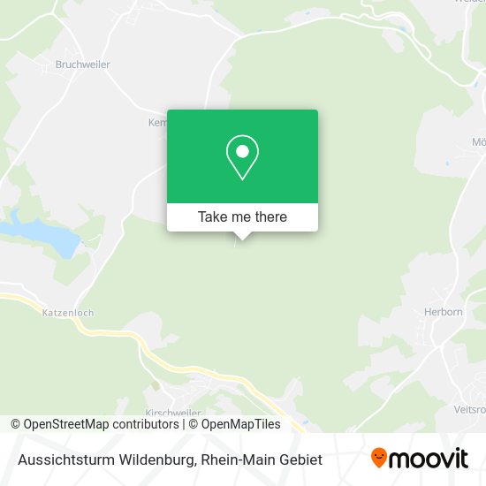 Карта Aussichtsturm Wildenburg