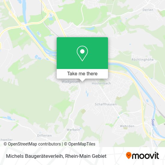 Карта Michels Baugeräteverleih
