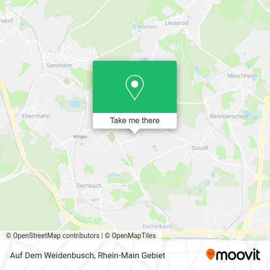 Карта Auf Dem Weidenbusch