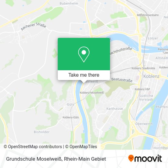 Карта Grundschule Moselweiß