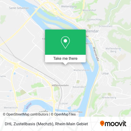 Карта DHL Zustellbasis (Mechzb)