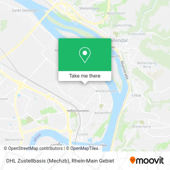 Карта DHL Zustellbasis (Mechzb)